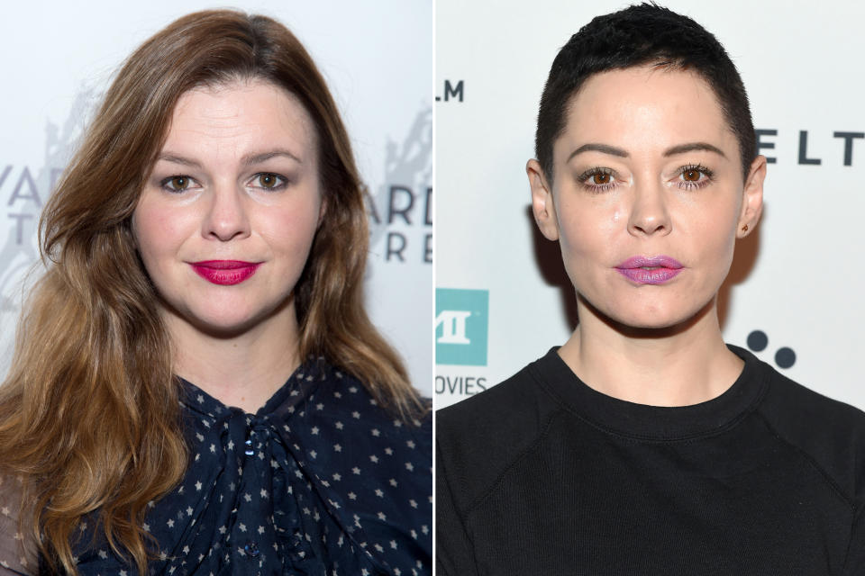 <p><b>"Telling us to all wear Marchesa? This is beneath you, Rose."</b> — Amber Tamblyn, <a rel="nofollow noopener" href="http://people.com/movies/amber-tamblyn-slams-rose-mcgowan-for-shaming-women-who-plan-to-wear-black-to-golden-globes/" target="_blank" data-ylk="slk:criticizing Rose McGowan for "shaming";elm:context_link;itc:0;sec:content-canvas" class="link ">criticizing Rose McGowan for "shaming"</a> women who plan to wear black to the Golden Globes, on Twitter</p>