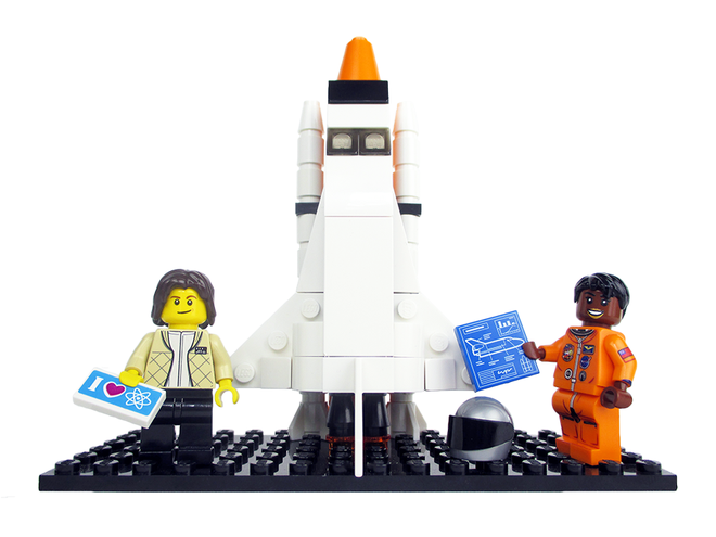 Lego Sally Ride and Mae Jemison