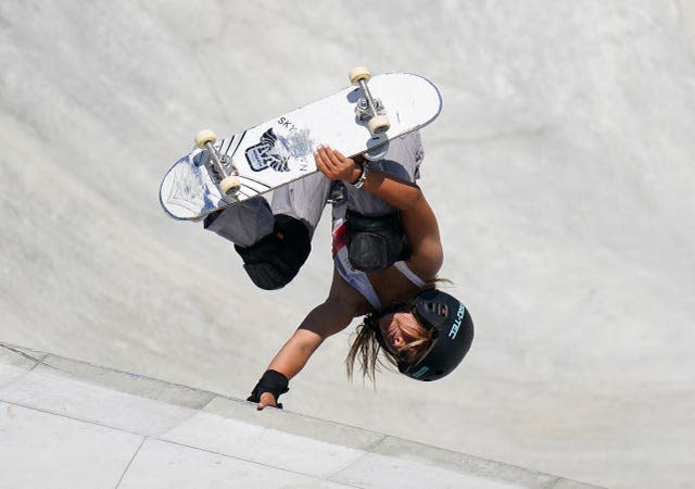 Sky Brown nailed her last attempt in the final (Adam Davy/PA)