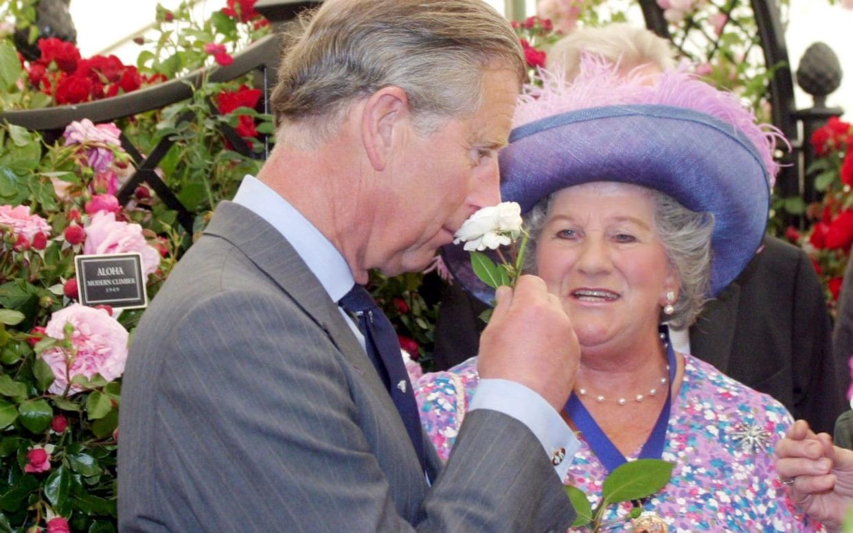 With the Prince of Wales at the Royal Norfolk Show in 2004 - Shutterstock