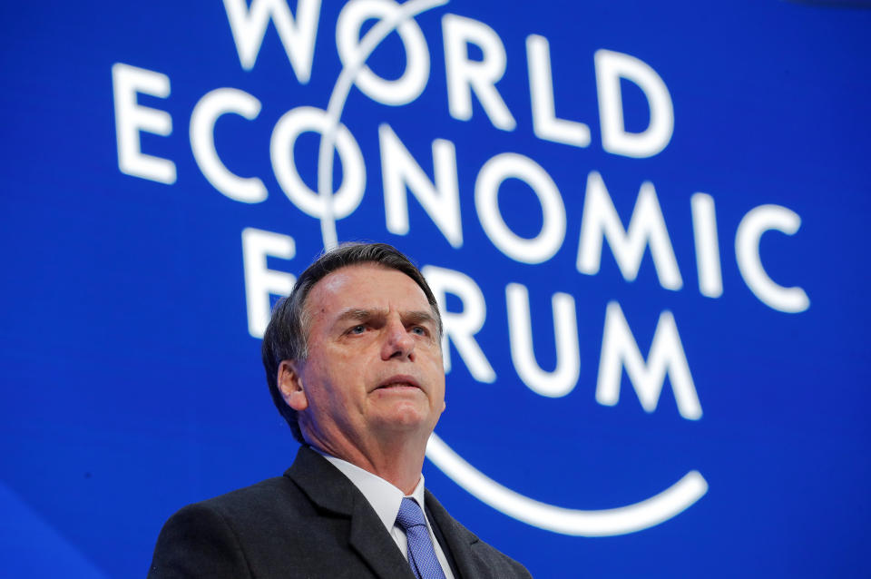 Jair Bolsonaro en Davos (REUTERS/Arnd Wiegmann).