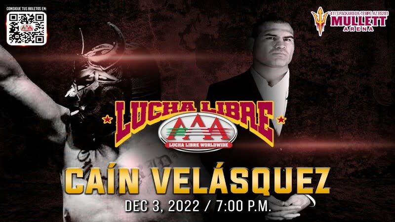 Cain Velasquez Confirmed For 12/3 AAA Event