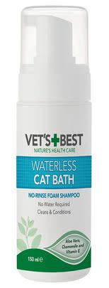 This dry shampoo for cats