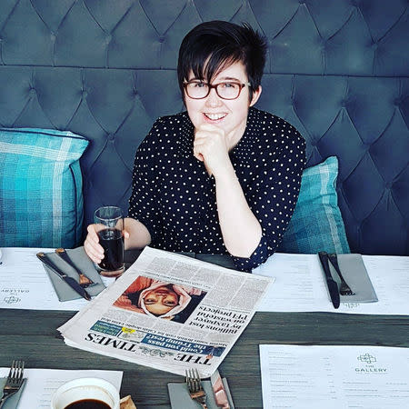 Journalist Lyra McKee is seen in this undated handout picture released April 19, 2019 by the Police Service of Northern Ireland. Courtesy of Lyra McKee's family and partner/Handout via REUTERS