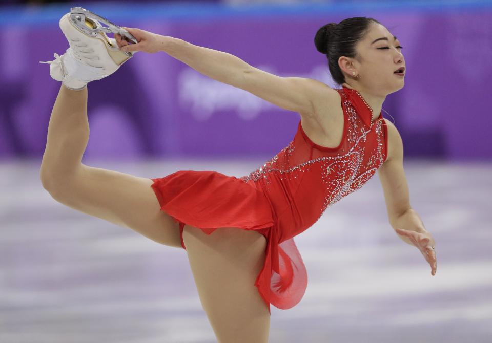 Mirai Nagasu helped the United States take its second straight bronze medal in the team skate event. (AP)