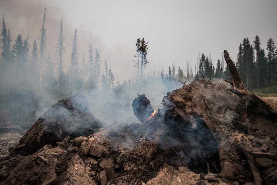 PHOTOS: B.C. wildfires choke western Canada in smoke