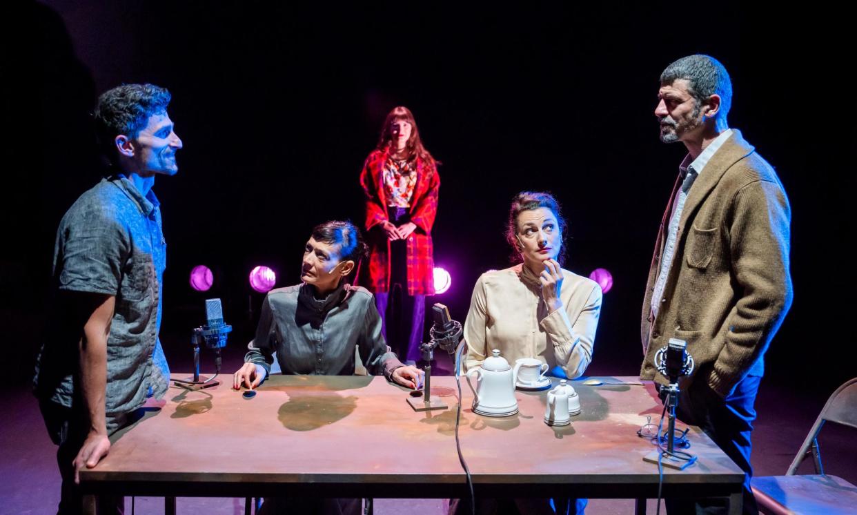 <span>Intense … Fortunato Leccese, Tania Garribba, Tessa Battaiotto, Alice Palazzi and Francesco Villano in L'Amore del Cuore (Heart’s Desire) at Coronet theatre. </span><span>Photograph: Tristram Kenton/The Guardian</span>