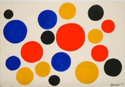 "Untitled," (1963) by Alexander Calder. Now on view at Acquavella Galleries.