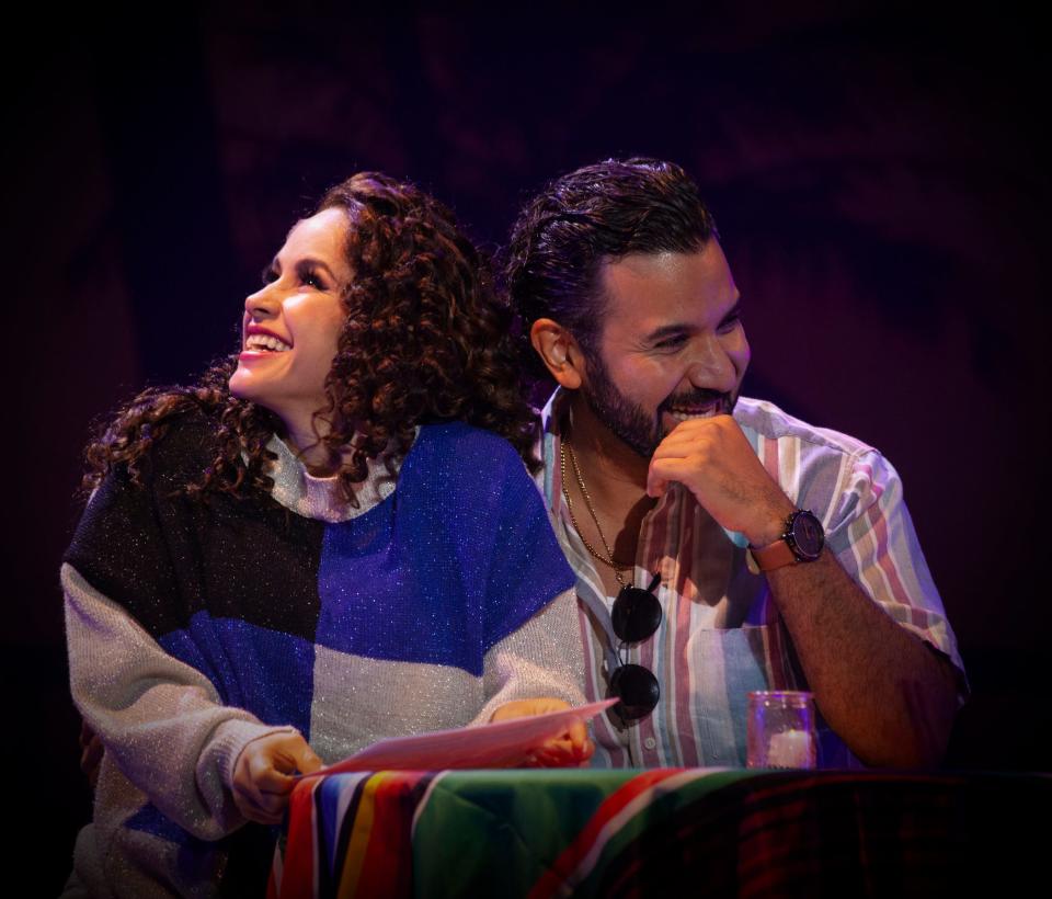 Gaby Albo and Samuel Guarnica portray musical powerhouse couple Gloria and Emilio Estefan in 'On Your Feet!'