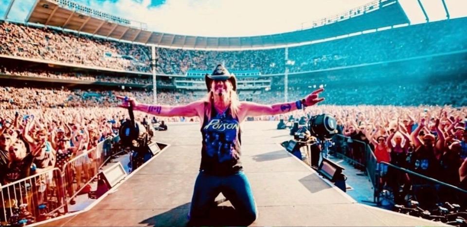 Bret Michaels and Poison packed stadiums around the country in 2022 on The Stadium Tour with Joan Jett & The Blackhearts, Def Leppard and Motley Crue.