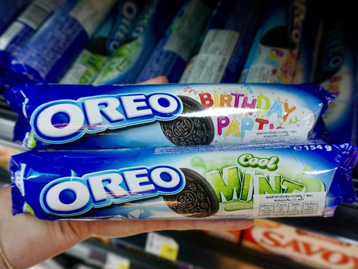 oreos in thai grocery store