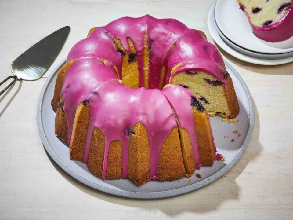 Lemon Blueberry Pound Cake