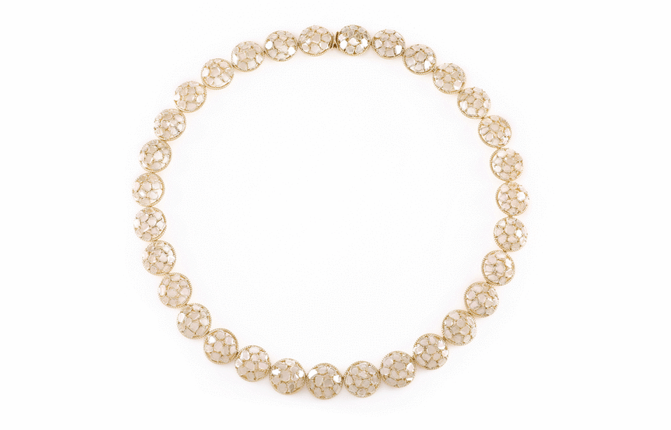 Ivar Zero 1 Yellow Gold and Polki Diamond Necklace - Credit: Ivar