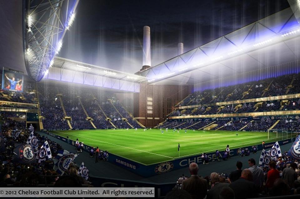 Chelsea FC hoped to transform the power station into a stadium (Chelsea Football Club)