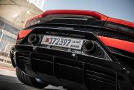 <p>Running almost in step with the Performante, the Evo should notch 60 mph in 2.4 seconds and close the quarter-mile in less than 10.5 seconds. Remind us again why our exotics need forced induction?</p>