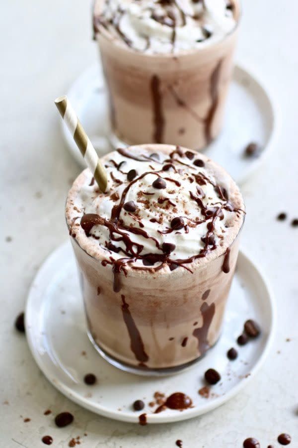 healthy mocha frappe