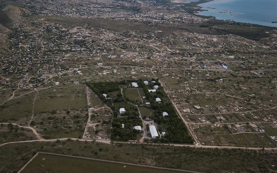 An aerial view of Christian Aid Ministries headquarters in Titanyen, Haiti - AP