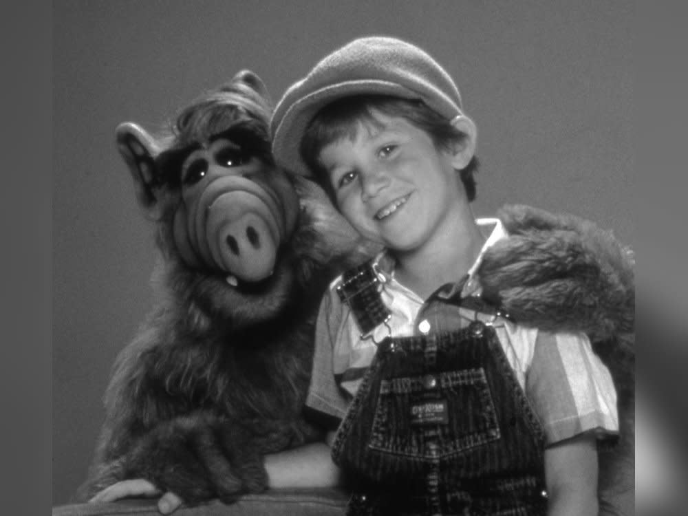 Benji Gregory in seiner Rolle als Brian in der Sitcom "Alf". (Bild: imago/United Archives)