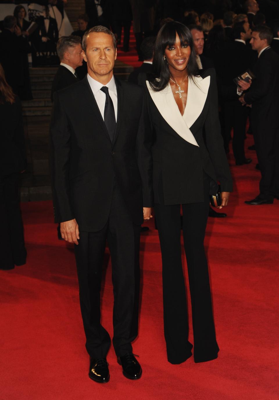 LONDON, ENGLAND - OCTOBER 23: Vladislav Doronin and Naomi Campbell attend the Royal World Premiere of 'Skyfall' at the Royal Albert Hall on October 23, 2012 in London, England. (Photo by Eamonn McCormack/Getty Images)