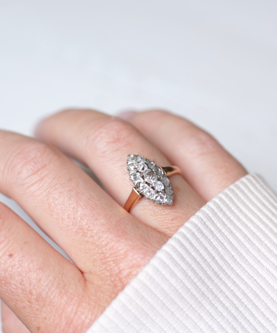 French Edwardian Diamond Ring