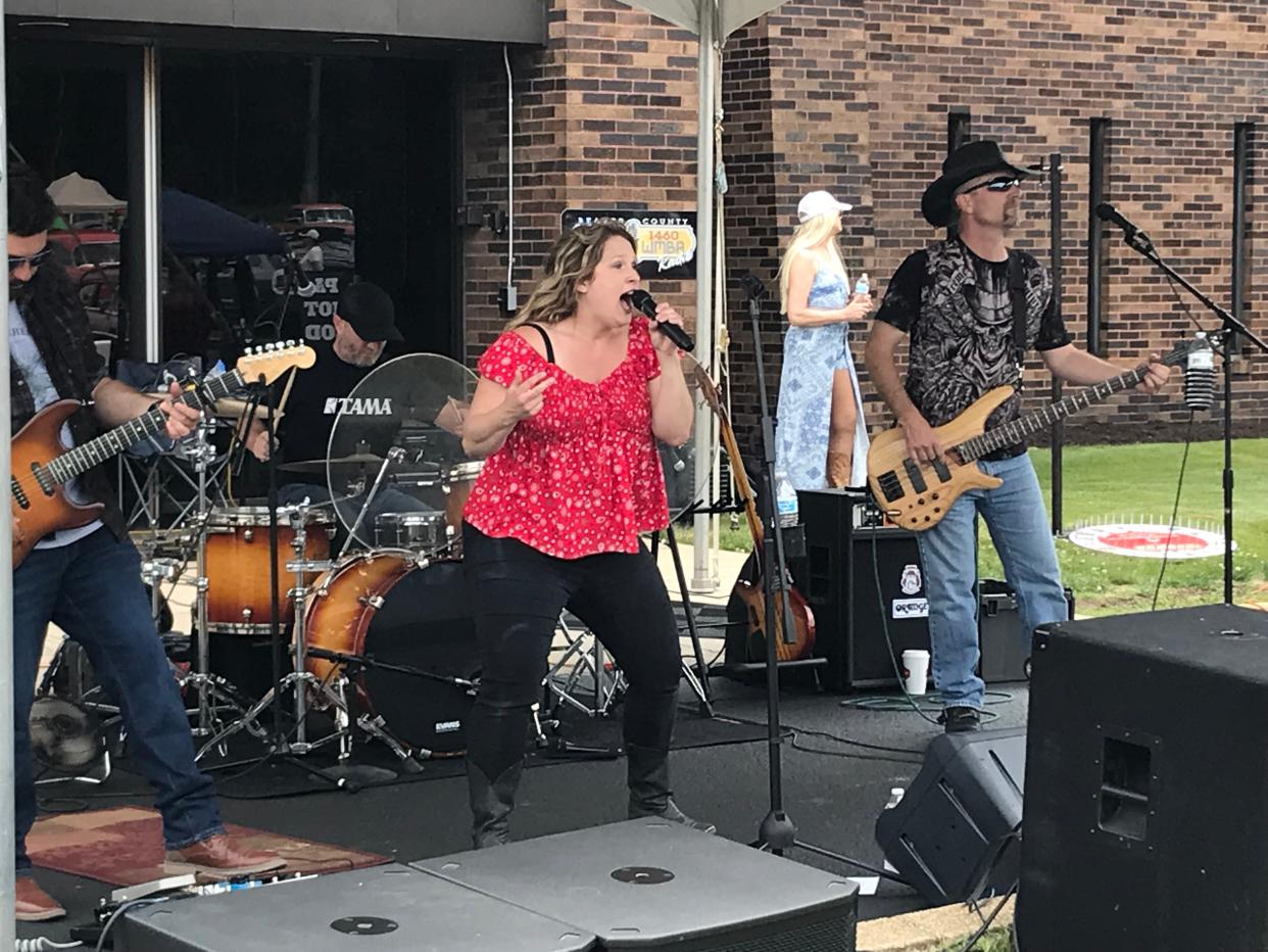 Dawn Savage Band rocking out at the inaugural Cruisin' The Ridge in Brighton Township. Hear them live Dec. 21 on WBVP-FM.