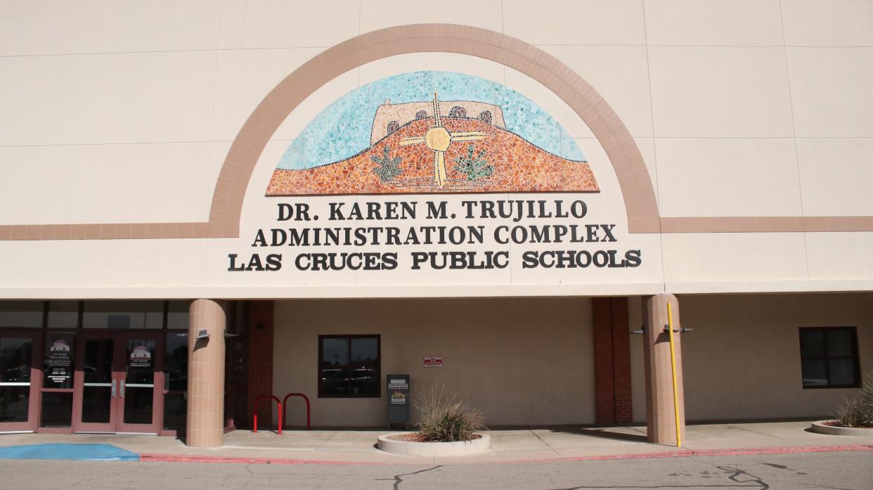 The COVID-19 pandemic forced Las Cruces Public Schools to bridge a wide connectivity divide that kept many of the district’s low-income students from accessing the internet from home — which is crucial to students’ learning and long-term success, experts say. LCPS relied upon a hefty influx of federal funding and an extensive outreach campaign to get families connected. The district headquarters, 505 S. Main St., is seen here in early March 2023.