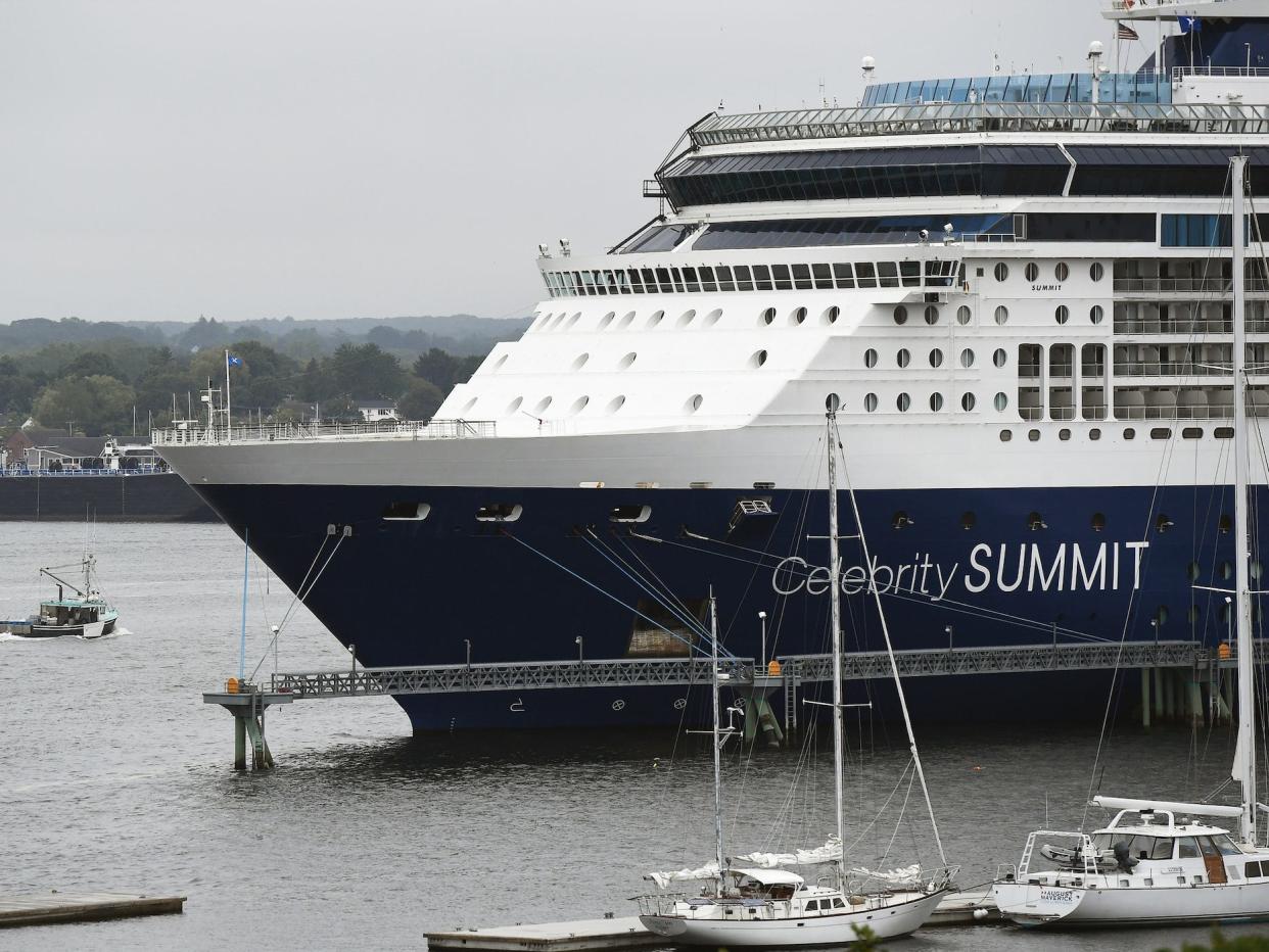 The incident took place on the Celebrity Summit cruise ship in August of last year.