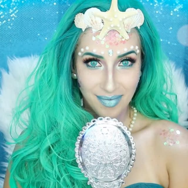 5) Mermaid Makeup