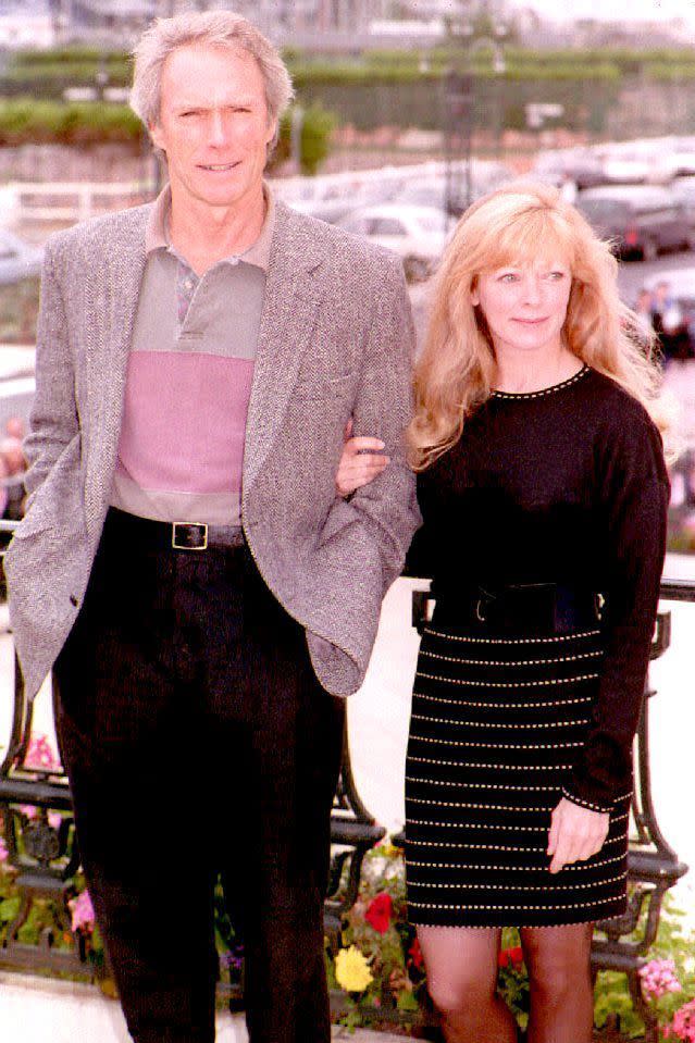 <p>The actor began dating his costar from <em>Pink Cadillac</em>, Frances Fisher, in 1990. The two <a href="https://abcnews.go.com/Entertainment/clint-eastwoods-women/story?id=20235215" rel="nofollow noopener" target="_blank" data-ylk="slk:lived together for the next five years;elm:context_link;itc:0;sec:content-canvas" class="link ">lived together for the next five years</a>. In 1993, they welcomed a daughter, Francesca Fisher.</p>