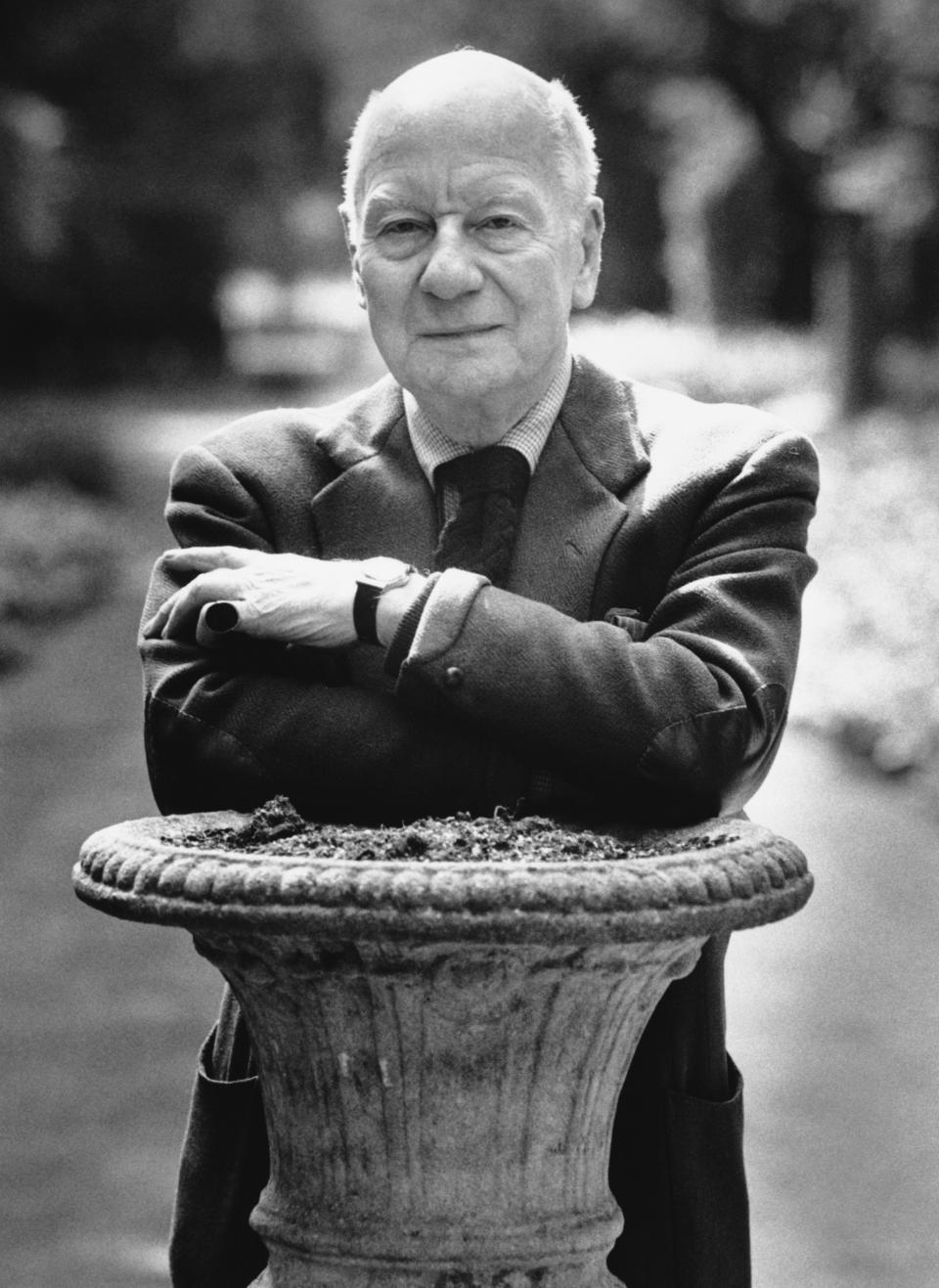 Closeup of John Gielgud