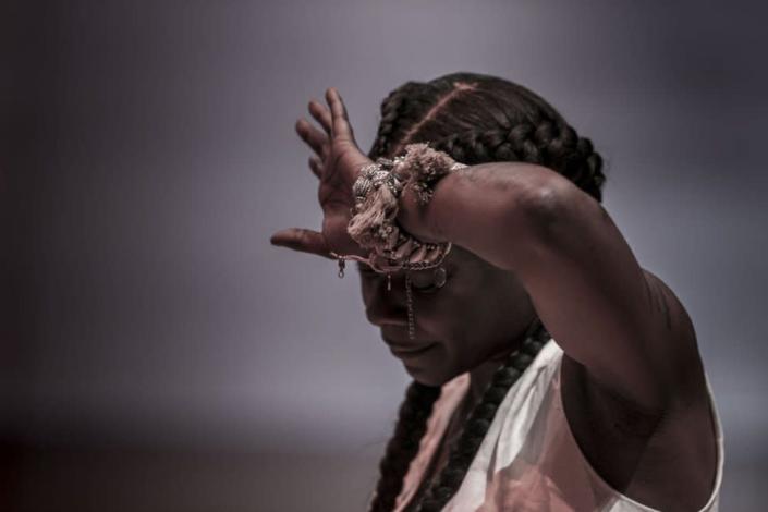 Latin Grammy winner Equatorial Guinea - Spanish singer Buika performs during the Capital Culture Road Festival at Turkiyeâs Presidential Symphony Orchestra (CSO) Ada Ankara venue in Ankara, Turkiye on May 30, 2022.