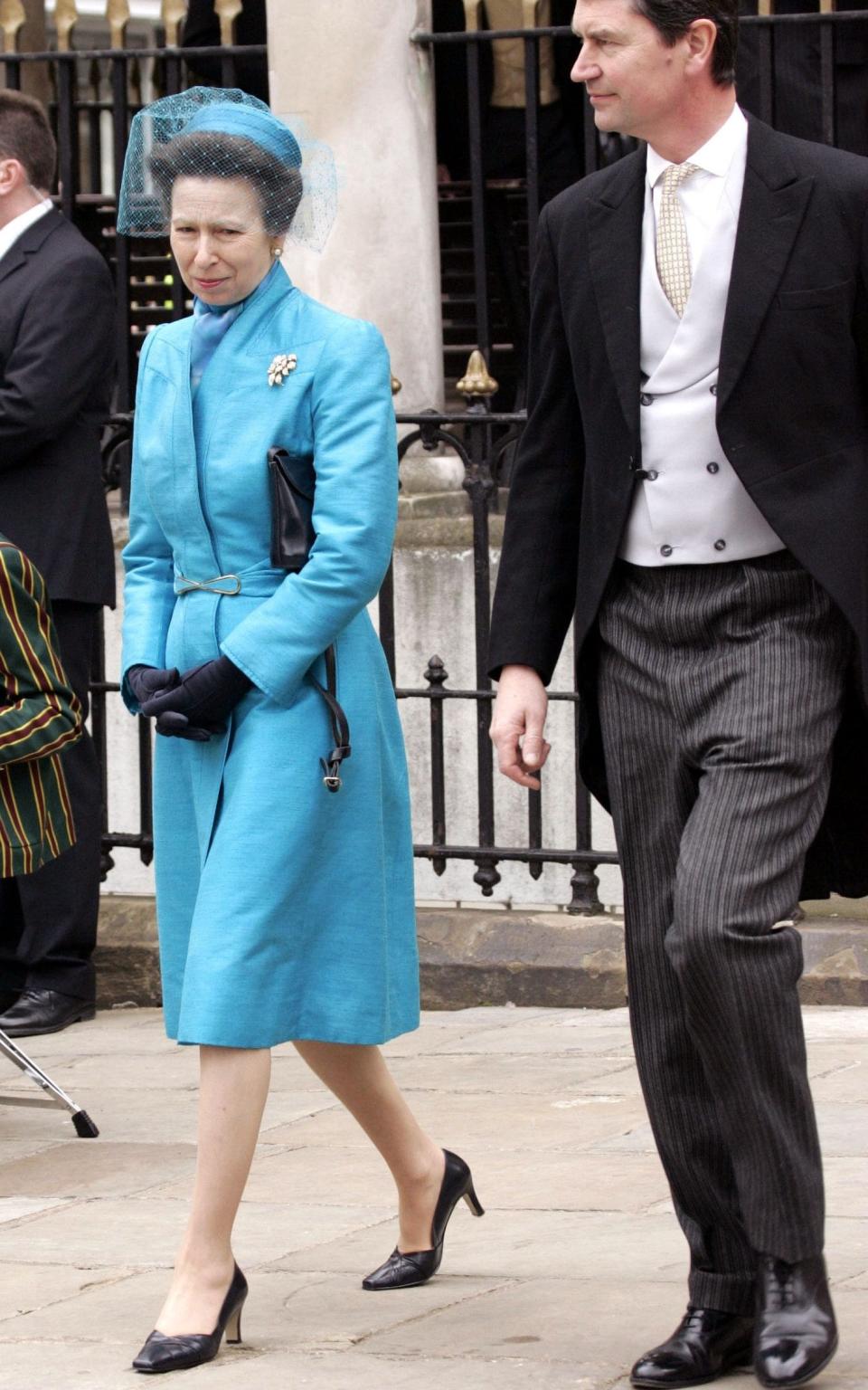 Princess Anne & Tim Laurence Attend The Wedding Of Hrh The Prince Of Wales & Mrs Camilla Parker Bowles - UK Press 