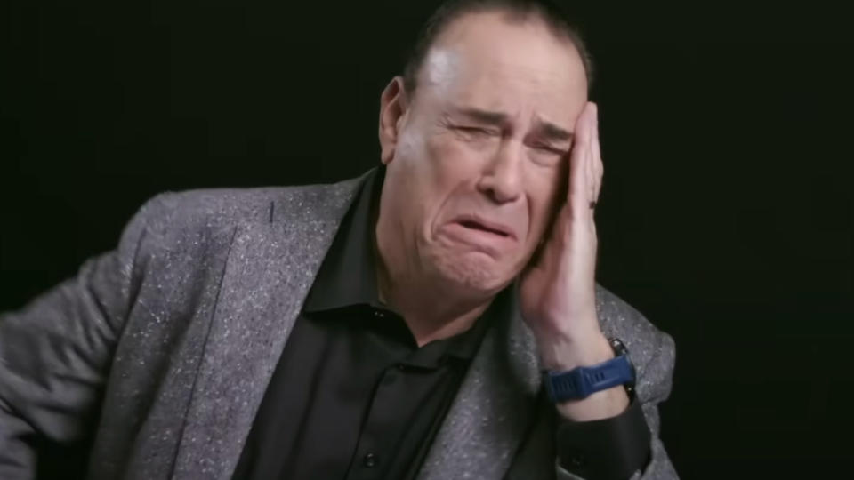 Jon Taffer leans to the side with a look of disgust on Bar Rescue.