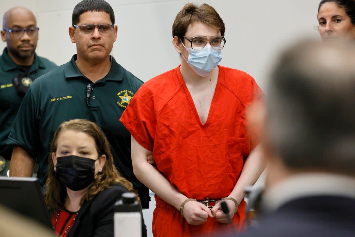 Cruz, 24, a former Stoneman Douglas student, pleaded guilty in 2021 and was sentenced to life in prison in 2022 (© South Florida Sun Sentinel 2022)