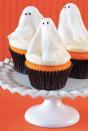 <p>These sweet treats are deliciously spooky — and easy to make! Just use store-bought cake mix and whisk together a quick, creamy marshmallow frosting.</p><p><em><a href="https://www.womansday.com/food-recipes/food-drinks/a28834832/ghost-cupcakes-recipe/" rel="nofollow noopener" target="_blank" data-ylk="slk:Get the recipe from Woman's Day »;elm:context_link;itc:0;sec:content-canvas" class="link ">Get the recipe from Woman's Day »</a></em></p>