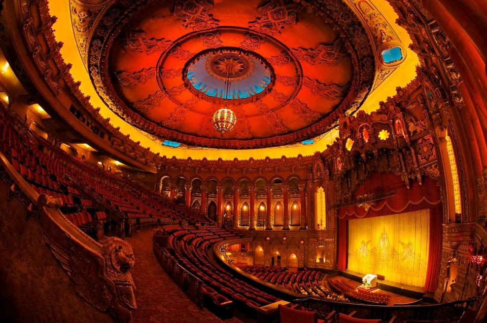 The auditorium of The Fabulous Fox Theatre in St. Louis.