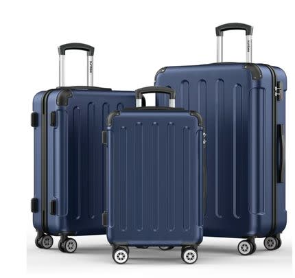 Sunbee three piece hard luggage sets (68% off list price)