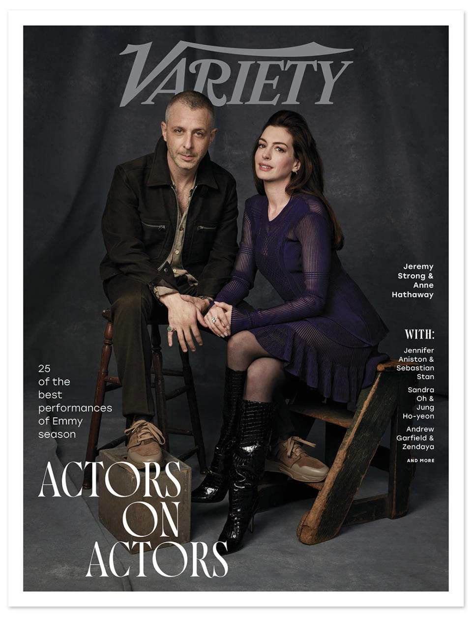 Jeremy Strong Anne Hathaway Variety Actors on Actors