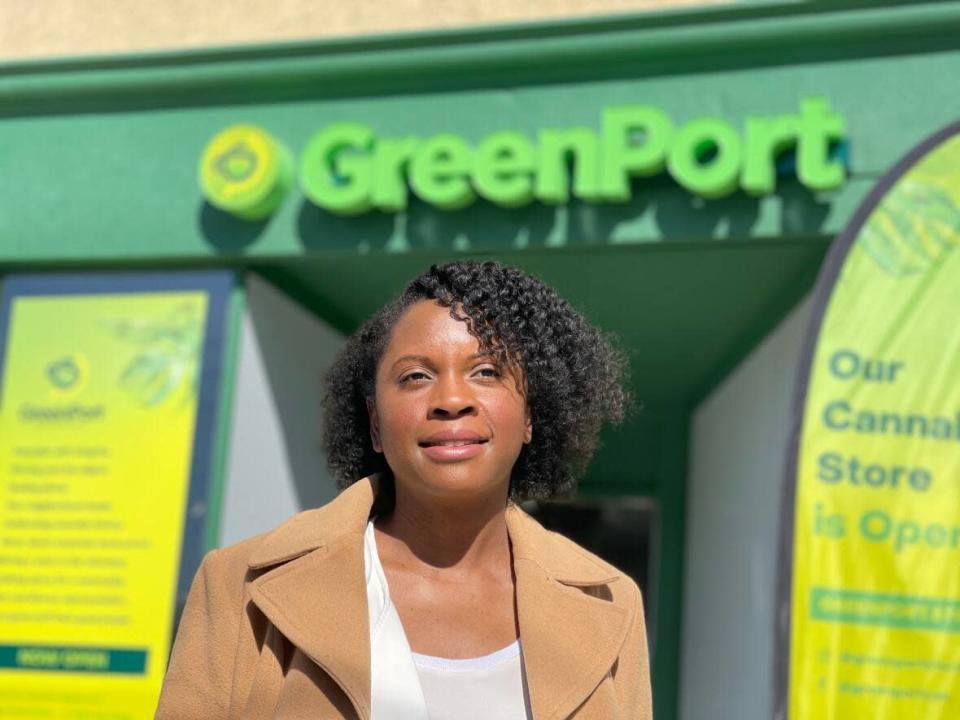 Vivianne Wilson is the founder of GreenPort Cannabis on College Street. (Philip Lee-Shanok/CBC - image credit)