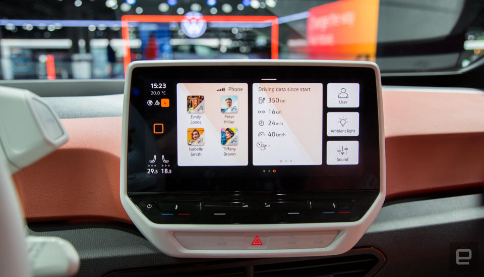 Volkswagen ID.3 infotainment system