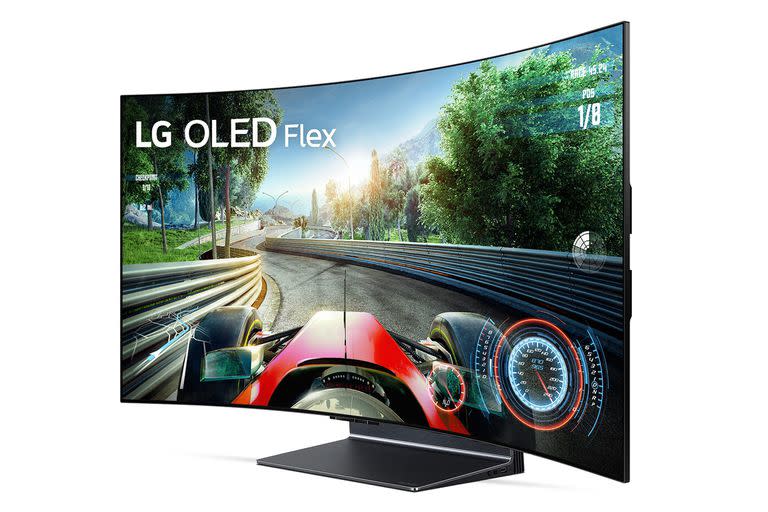 El nuevo LG Flex LX3 es un televisor OLED 4K de 43 pulgadas que se puede curvar con un botón del control remoto