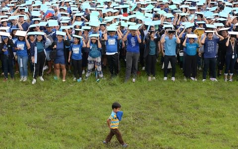 Climate protests - Credit: TED ALJIBE/AFP