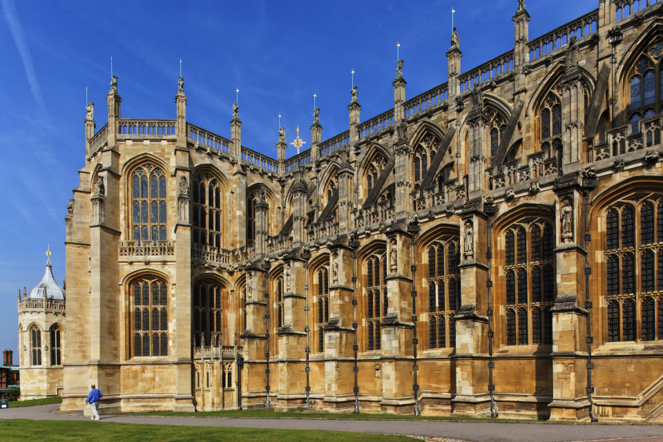 An exterior shot of St George's Chapel at Windsor Castle in&nbsp;Berkshire, England.&nbsp; (Photo: Franz-Marc Frei via Getty Images)
