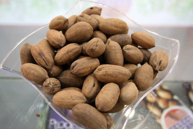 Pecans from Mexico. Yes, Mexico exports plenty of nuts, and apparently they are also the world's main producer of avocado.