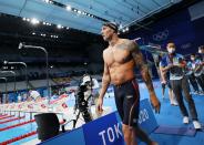 <p>The swimmer already owned the world record in the 100m butterfly going into the final for his signature event.</p>