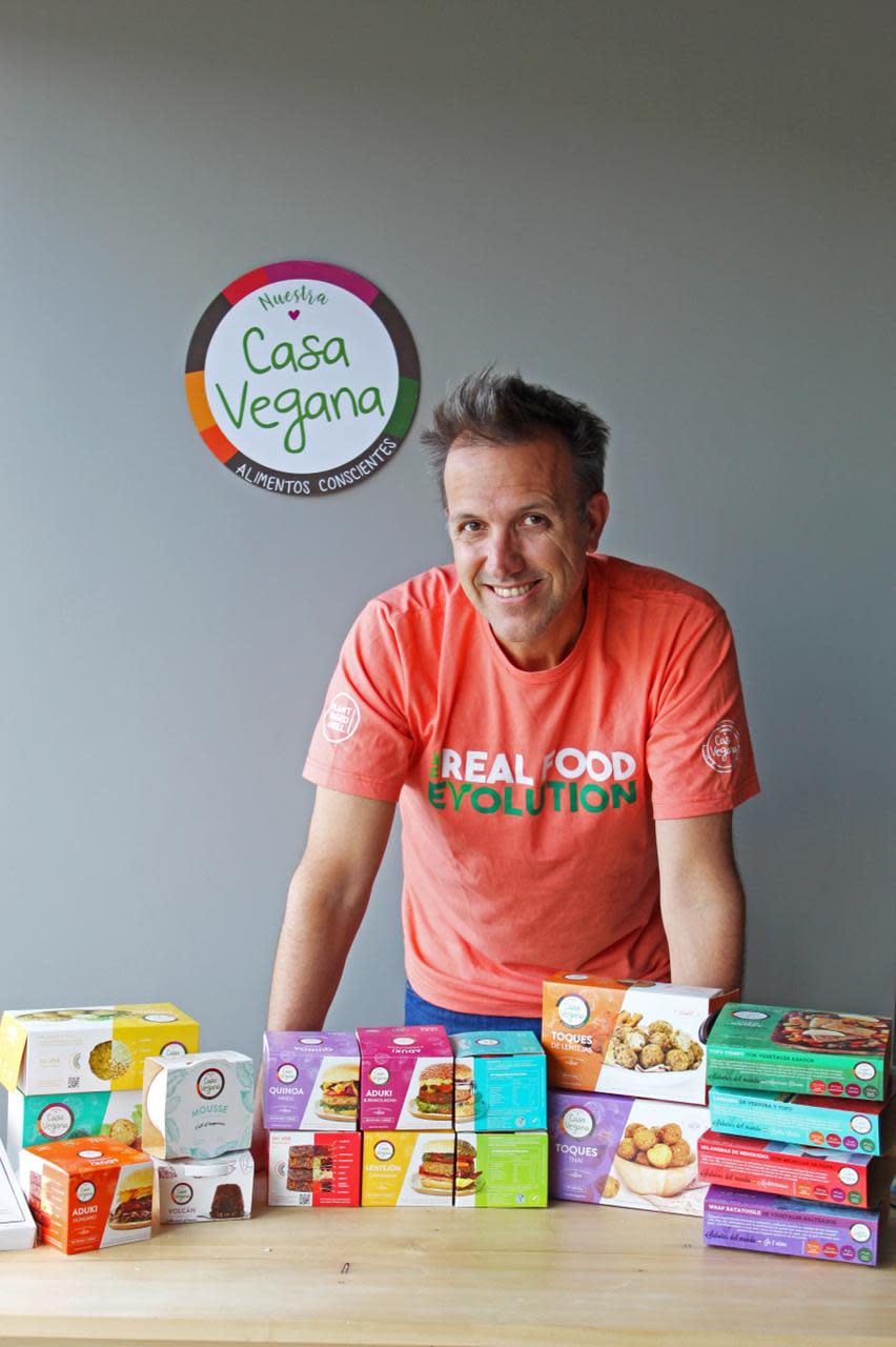 Pancho Piñero Pacheco, CEO de Casa Vegana y presidente de la cámara del sector