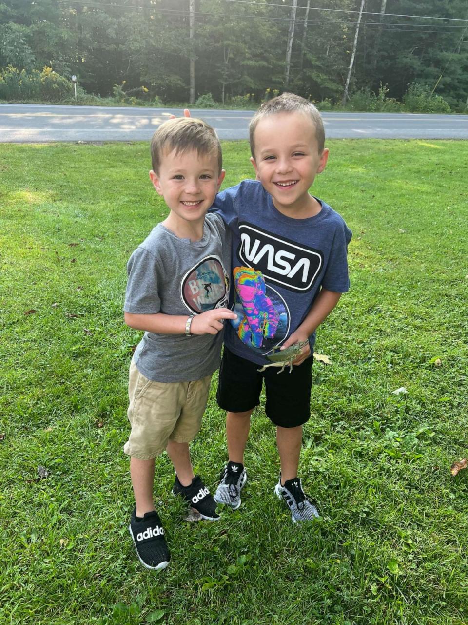 PHOTO: Tyler Lobdell calls his beloved sons his 'buddies.' The dad of two said they enjoy fishing and mushroom hunting. (Courtesy of Tyler Lobdell)