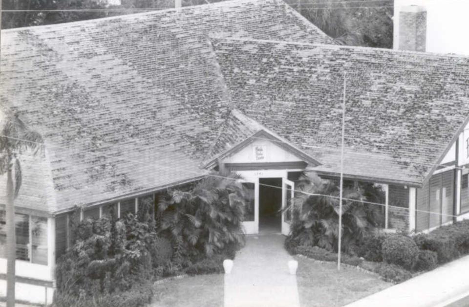 A 1980 view of the original mainstage home of Florida Studio Theatre, now the Keating Theatre, which was originally the Sarasota Woman’s Club.