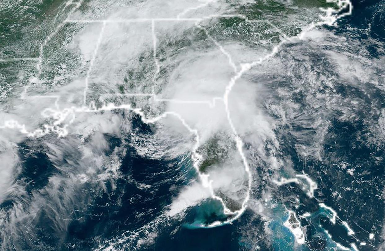 Tropical Storm Elsa made landfall in Florida on July 7, 2021, lashing the Gulf Coast of the southern US state with strong winds and heavy rain, the National Hurricane Center said.