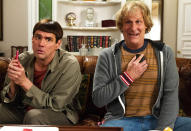 <p>It could be argued that <i>Dumb and Dumber </i>helped launch a new era of delightfully stupid comedy, but two decades after the original became a smash hit and took Jim Carrey to comedy’s top tier, a return to the same schtick felt old and outdated.<br></p><p>(Photo: Everett)</p>